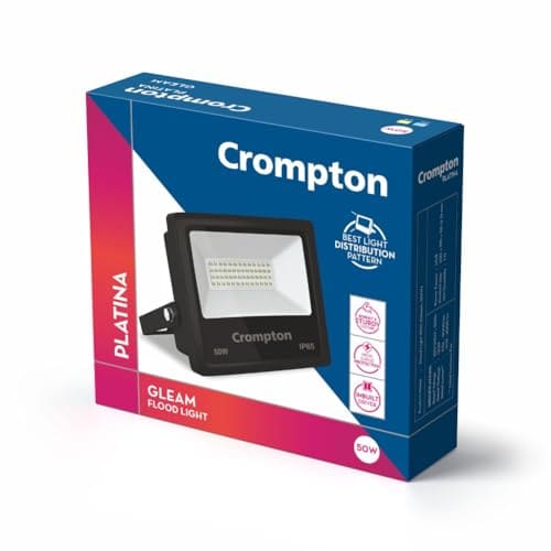 Crompton Gleam Neo LED Flood Light 50W Cool Day Light | Pack...