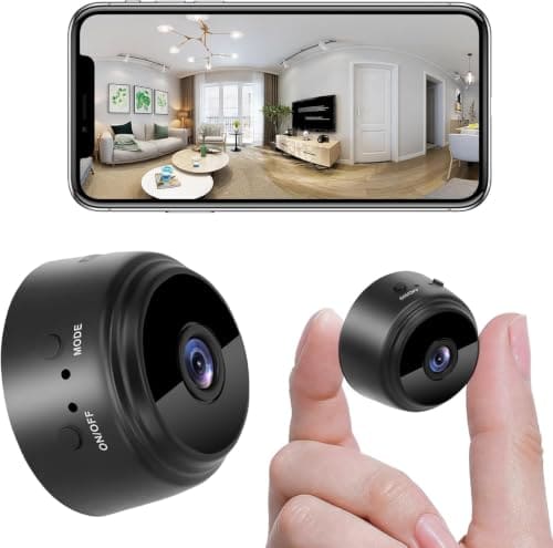 🛒 GARYVIZ WiFi Camera 360° Security Camera for Home Outdoor High HD Magnet Mini WiFi Magnetic Live Stream Light Vision IP Wireless 1080P Audio Video Hidden CCTV Maagna (1)