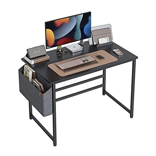 Cubiker Computer Desk, Home Office Writing Study Desk, Moder...