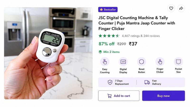 🔥 Tally Counter @ ₹37