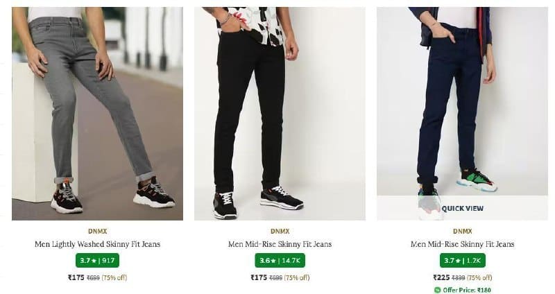 🔥 AJIO Loot – DNMX Clothing Starts @ ₹81 👕🔥