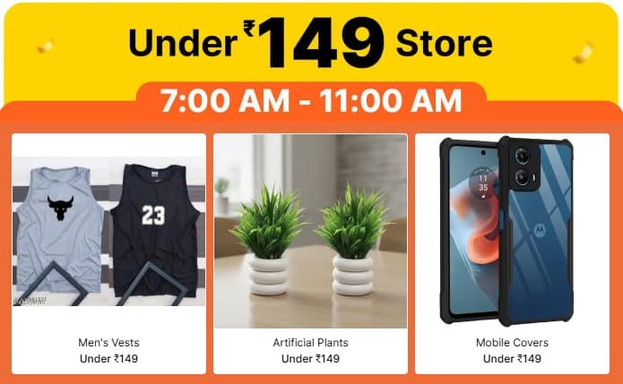 🔥  Under ₹149 Store