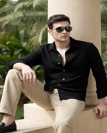 🔥 BUDA JEANS CO Men Textured Regular Fit Shirt 👕