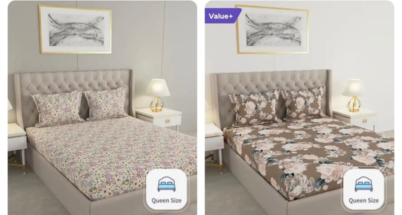 Raymond Bedsheets at 82% Off
