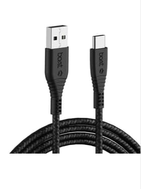 🔥 boAt A325 USB to Type-C Charging Cable - Black