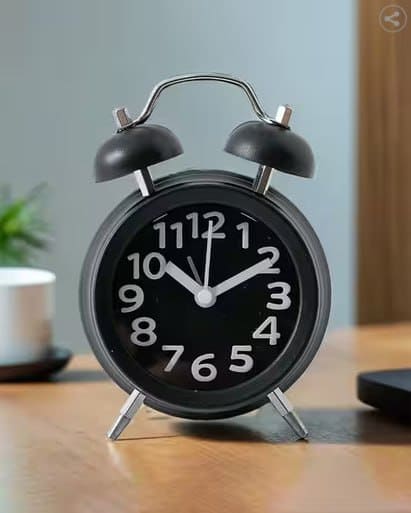 🔥 UMAI Loud Twin Bell Table Clock