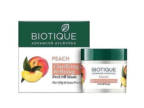Biotique Bio Peach Clarifying and Refining Peel Off Mask for...
