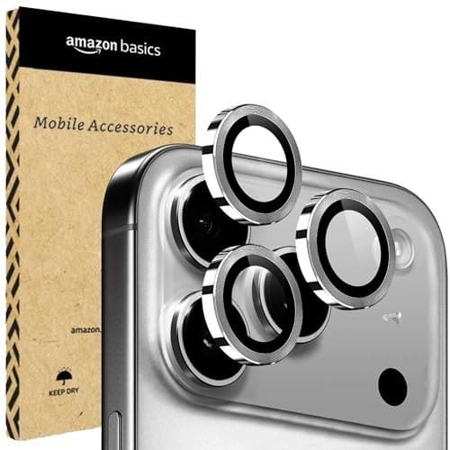 amazon basics Camera Glass Lens Protector Ring for iPhone 17...