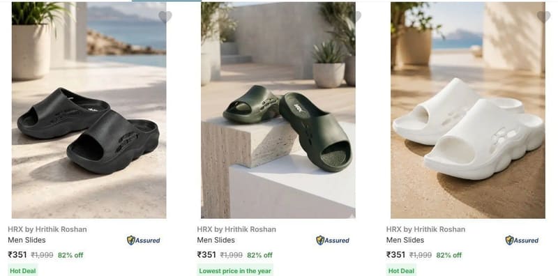 Flipkart | HRX Footwear Upto 83% Off.