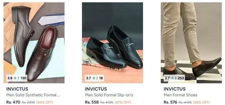Invictus Formal Shoes Upto 87% Off