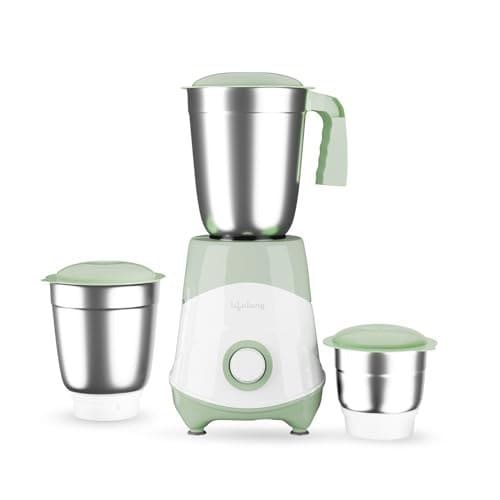 🛒 Lifelong Mixer Grinder for Kitchen | 3 Jar 600Watt Mixie with Chutney Jar, Liquidizing Jar & Wet Grinder | Blender for Juices, Smoothies & Purees with Stainless Steel Blades, 3-Speed & Pulse Function
