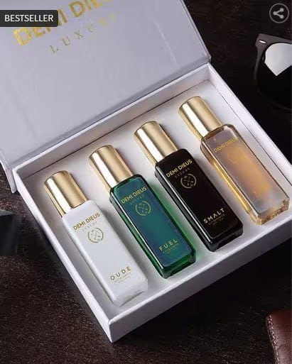 🔥 DEMI DIEUS Set of 4 Men Eau De Parfum Gift Set 🎁