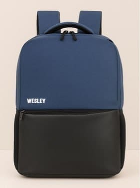 🔥 Wesley Unisex Colourblocked Backpack 🎒