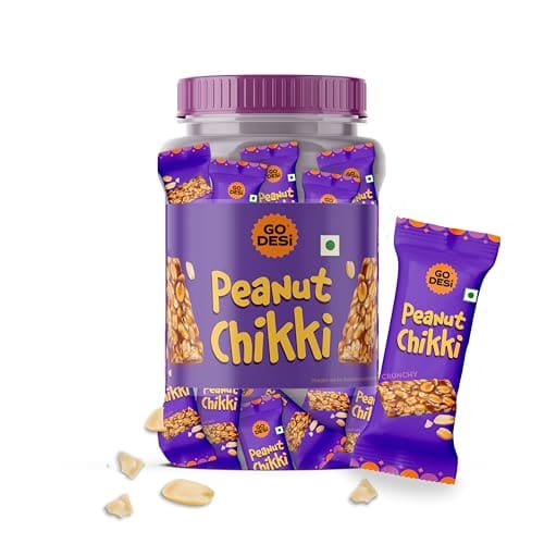 Go Desi Peanut Chikki Bar | No Added Preservatives and Colou...