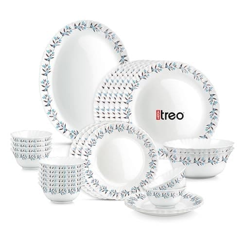 Treo by Milton Opalware Aurelia Lavelle Dinner Set of 27 | S...
