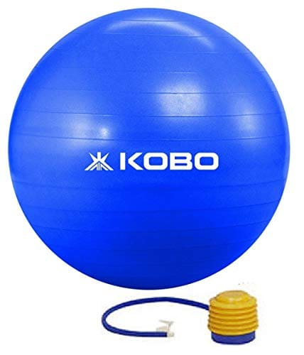 Kobo Gym Ball Anti Burst with Foot Pump (Imported)