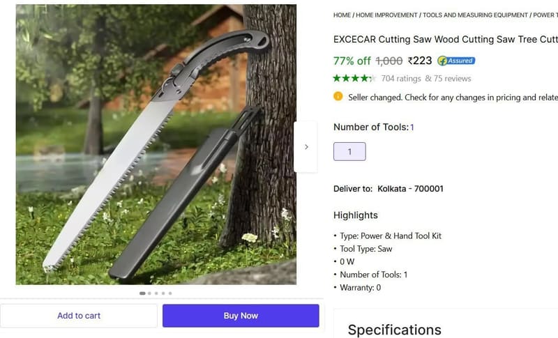 🔥  Cutting Saw @ ₹223