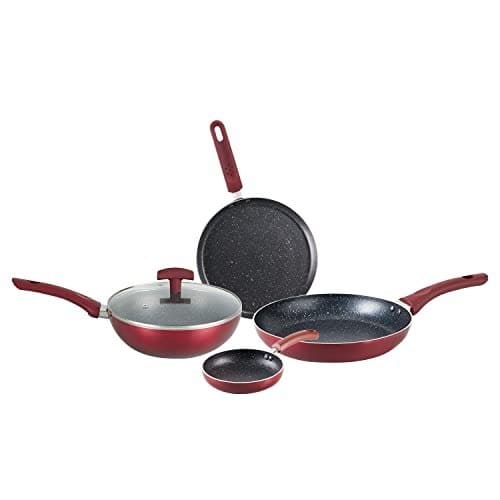 Bergner Amarone 5 Pcs Induction Bottom Cookware Set of 24 cm...