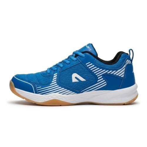 🛒 Boldfit Badminton Shoes for Man Lightweight Non Marking Shoes for Badminton Breathable Anti Skid Shoe for Man Shuttle Non Marking Indoor Shoe for Pickleball, Tennis, Padel Blue