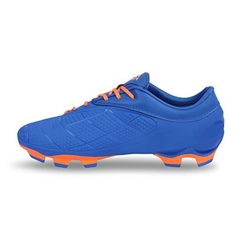 🛒 Nivia Dominator 2.0 Football Shoes for Men/Sports and Athletic Footwear with Upper TPU/Comfortable Football Shoes (Blue) UK- 8