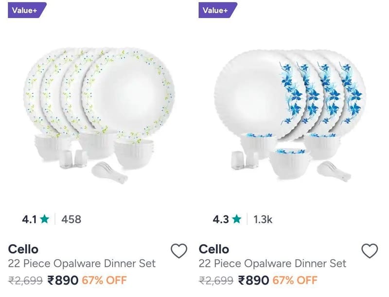 Myntra | Cello products at min 40%