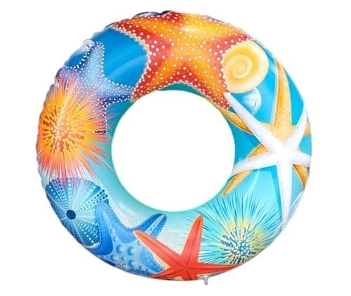 Inflatable Swimming Ring, 50-90 cm,Pool Float, Multicolor (8...