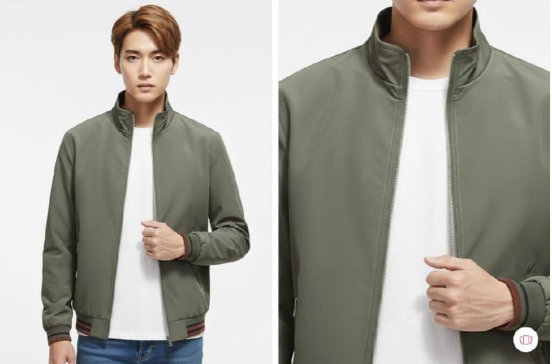 🔥 The Roadster Lifestyle Co. Mandarin Collar Bomber Jacket 🧥✨
