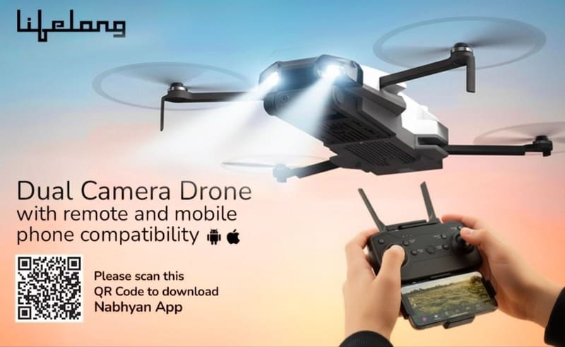 Amazon | 🔥Lifelong Drone with Camera at ₹5299