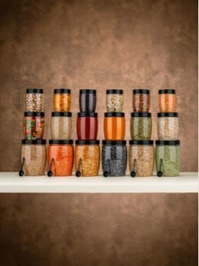 HASHFLOW Transparent 2025 Plastic Dishwasher Safe Canister Container