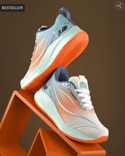 AADI Men Mid-Top Running Sports Shoes with Lace Fastening