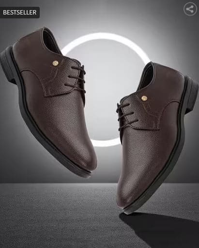 RESTROAD Men Pointed Toe Flat Heel Lace-Up Formal Shoe