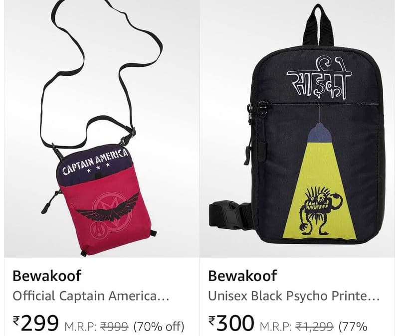 Upto 77% Off On Bewakoof Footwears & Accessories.