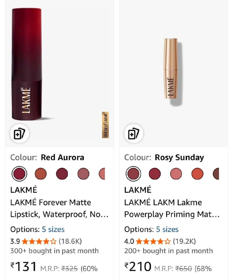 Upto 70% Off On Lakme Beauty Products.