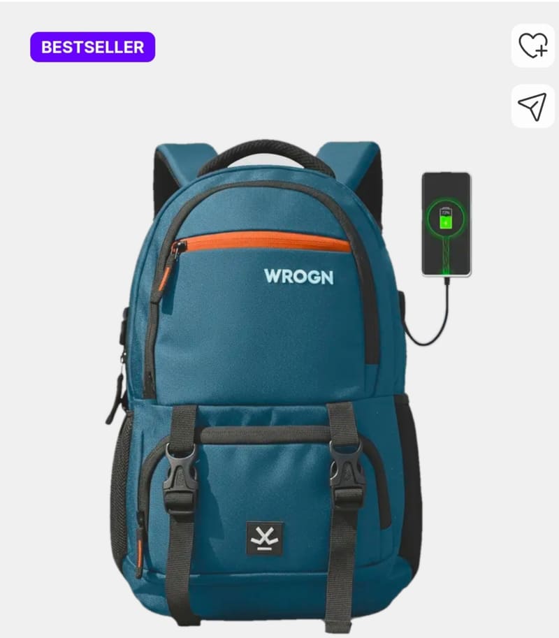 WROGN Large 40 L Laptop Backpack @ 559