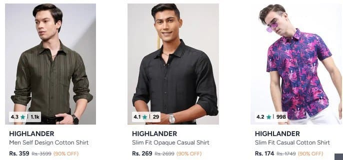 🔥 Highlander Men's Casual Shirts 👔
