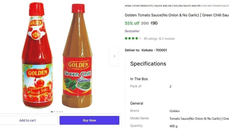 Shopsy | 🔥  Sauce Combo @ ₹90