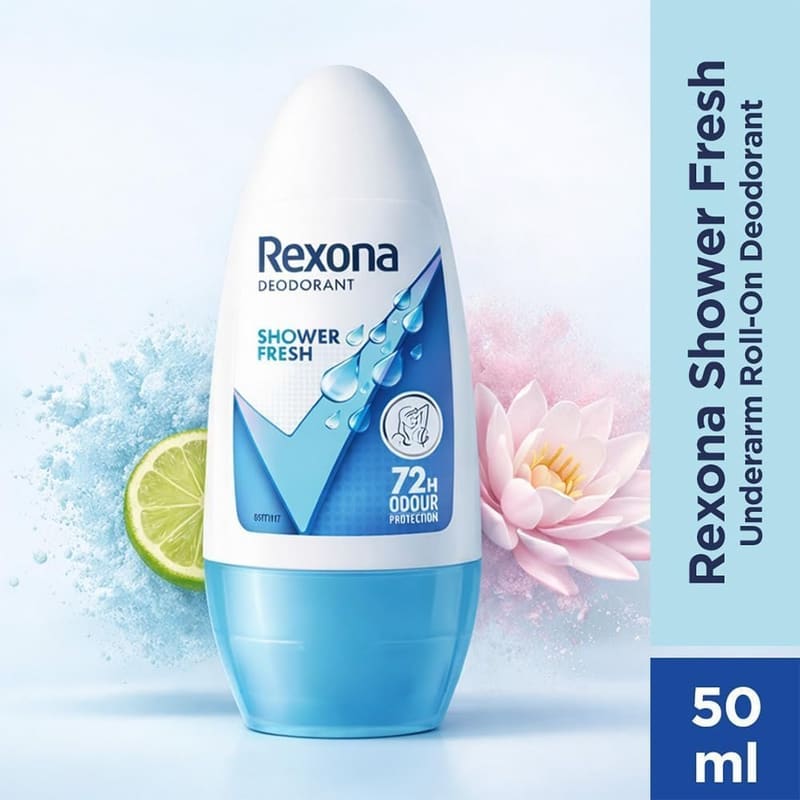 Amazon |   Rexona Underarm Roll On Deodorant, 50 ml @ ₹95