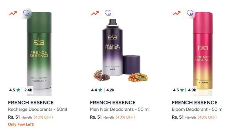Myntra |  Deo Starting From @51