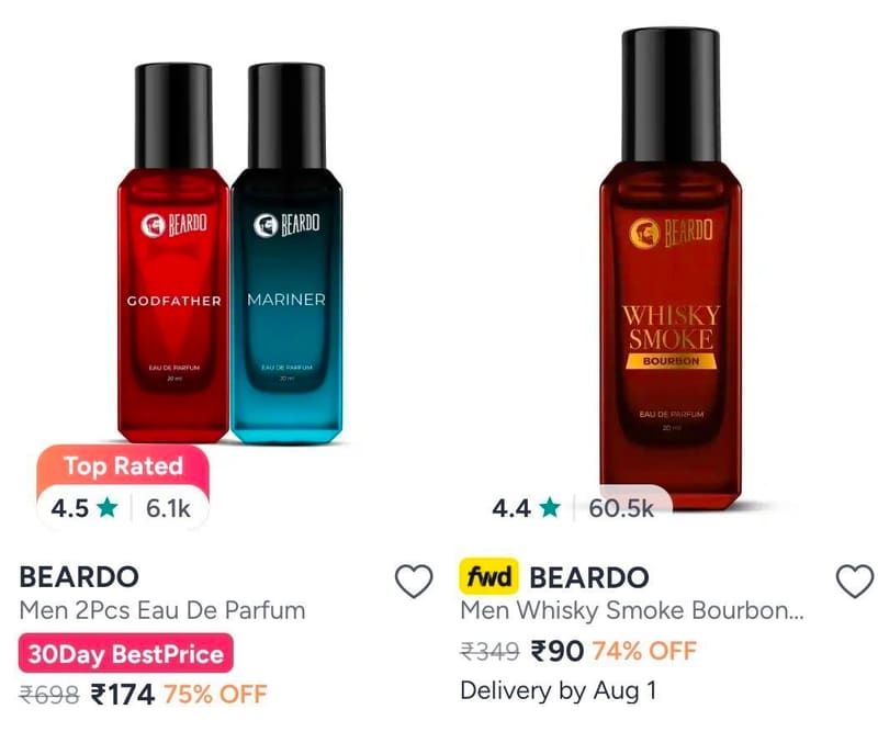 Myntra | Beardo perfumes at Upto 75% off