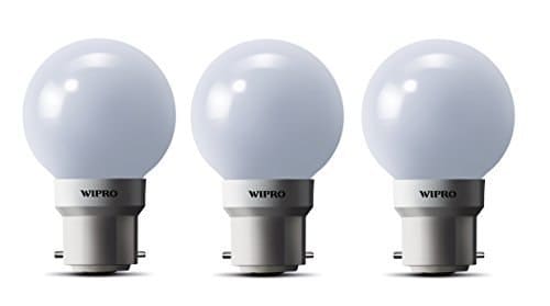 wipro Safelite N10002 B22 0.5-Watt Led Night Lamp (Warm Whit...