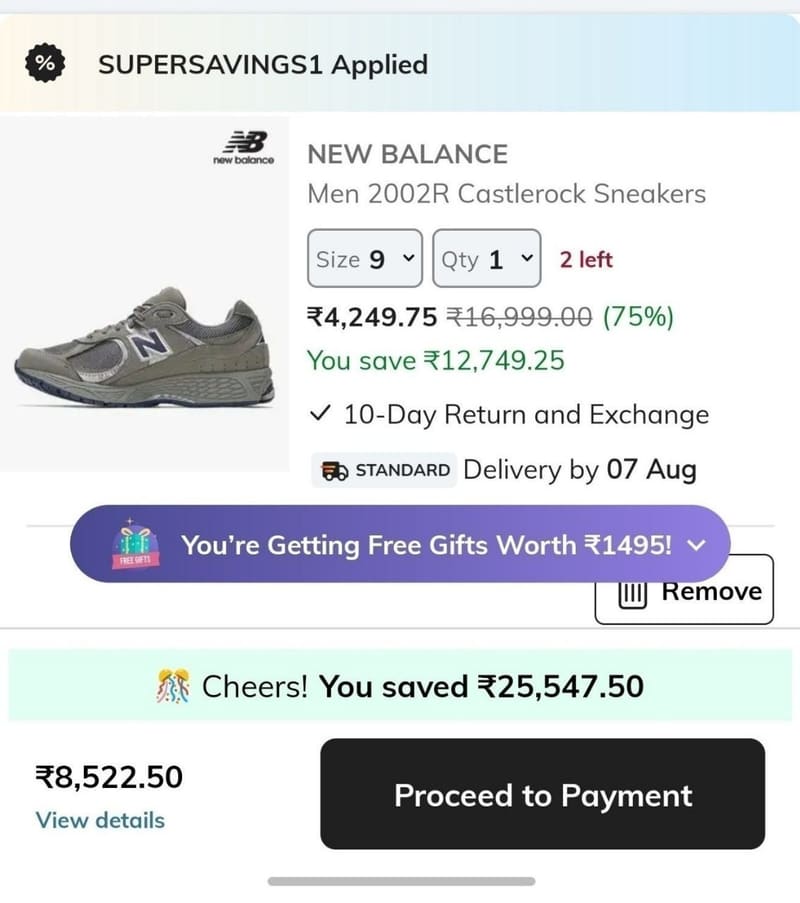 AJIO Loot : Flat 75% Off On Top Premium Branded Shoes.