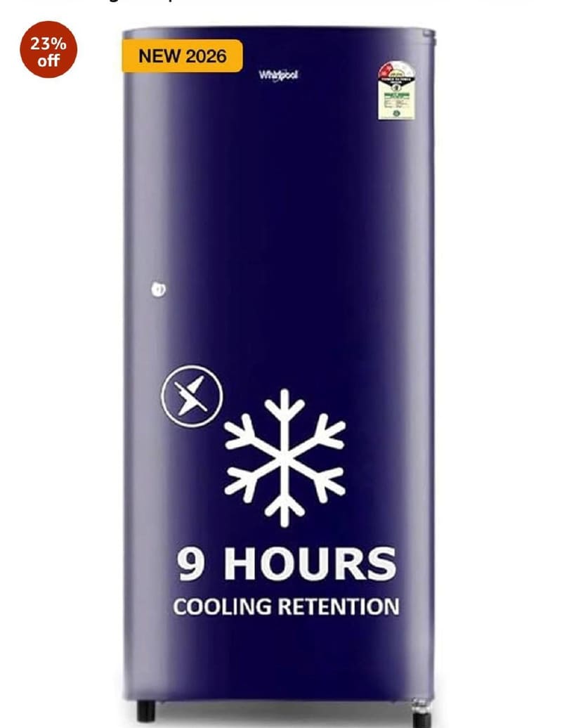 Whirlpool 184 L 2 Star Single Door Refrigerator @12,640