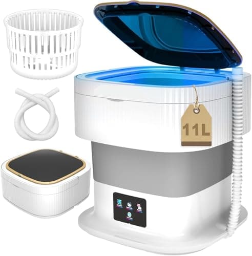 🛒 SeMi AuToMaTiC FoLdInG SmAlL MiNi WaShInG MaChInE WiTh DrYeR DeEp CLeAnInG FoR UnDeRwEaR WaShINg MaChInE SeMi AuToMaTiC