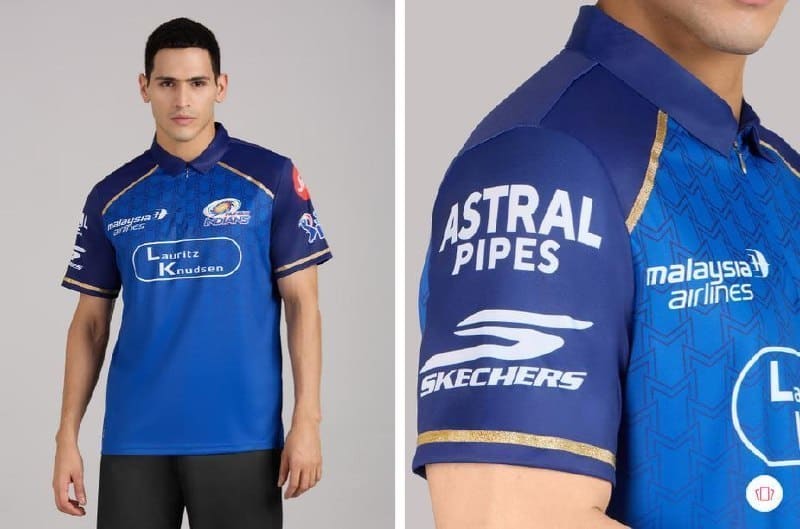 🔥 Skechers Mumbai Indians 2026 Men's Official IPL Fan Jersey 💙🏏