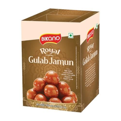Bikano Royal Gulab Jamun | Traditional Indian Sweet | 1kg Pa...