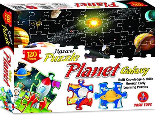 Educational Planet Galaxy Jigsaw Puzzle for Kids, Includes 1...