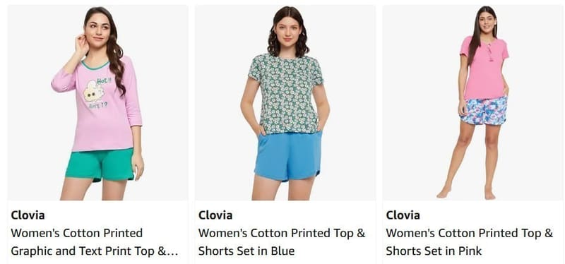 Amazon | Upto 80% Off On Clovia Women's Clothing.