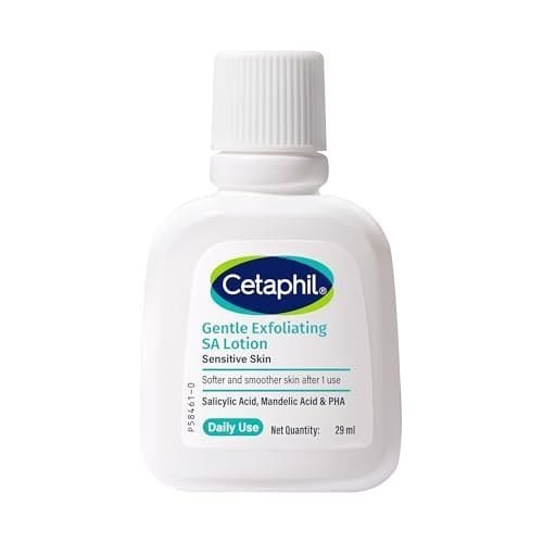 🛒 Cetaphil Gentle Exfoliating SA Lotion 29ml | Lightweight Daily Moisturizer with Salicylic Acid, Mandelic Acid & Gluconolactone | 48 Hr Hydration & Gentle Exfoliation | For Sensitive Skin