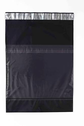 Porpoise Black Tamper Proof Courier Bags 6.5 x 8 Inch Pack o...