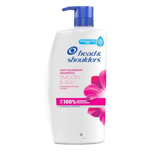 🛒 Head & Shoulders Smooth and Silky, Anti Dandruff Shampoo for Women & Men , 1 L